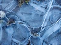 Wirre Strukturen mit Lufteinschlüssen